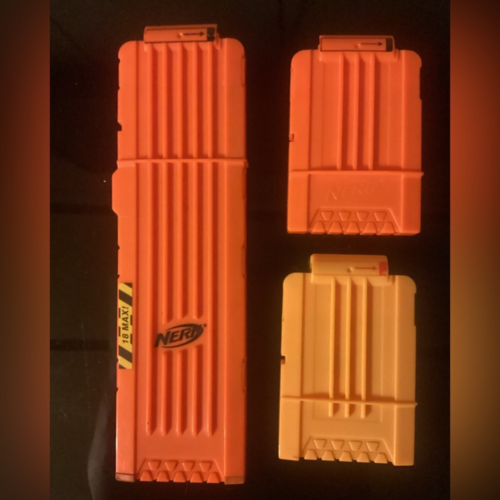 Nerf Ammo Magazine Clip - Lot of 3
